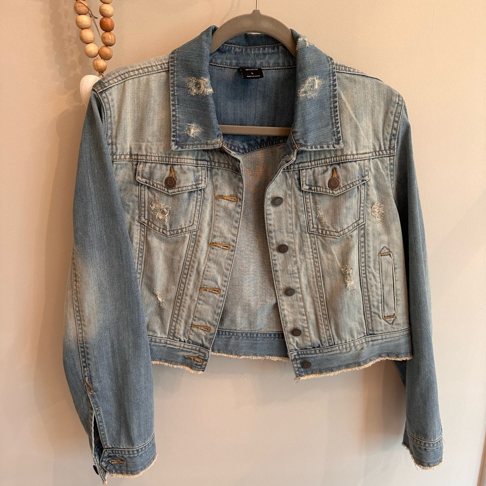 Cropped Jean Jacket